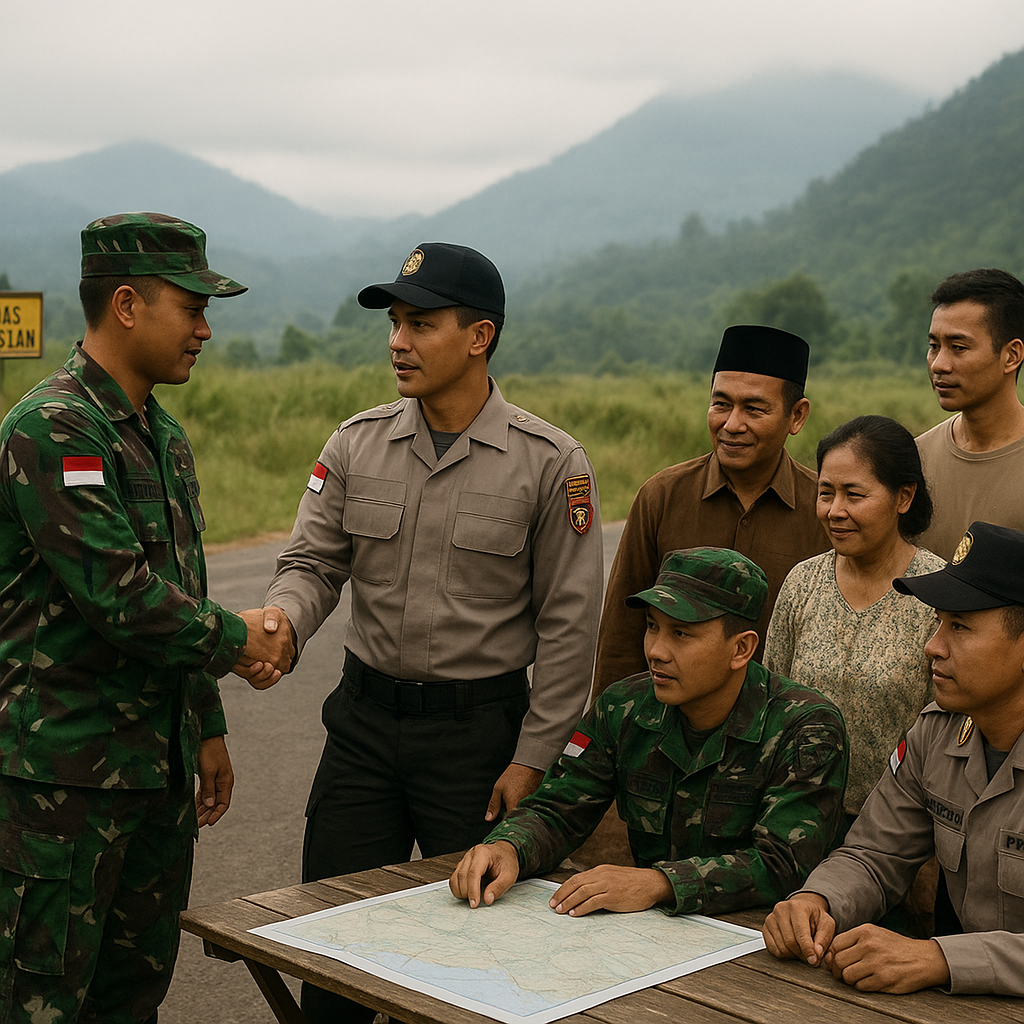 Peningkatan Kerjasama TNI-Polri dalam Menjaga Stabilitas di Daerah Perbatasan
