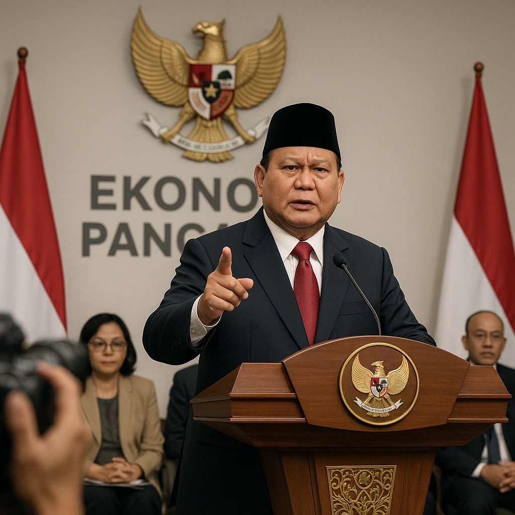 Presiden Prabowo Serukan Ekonomi Pancasila sebagai Pemersatu Rakyat dan Dasar Kebijakan
