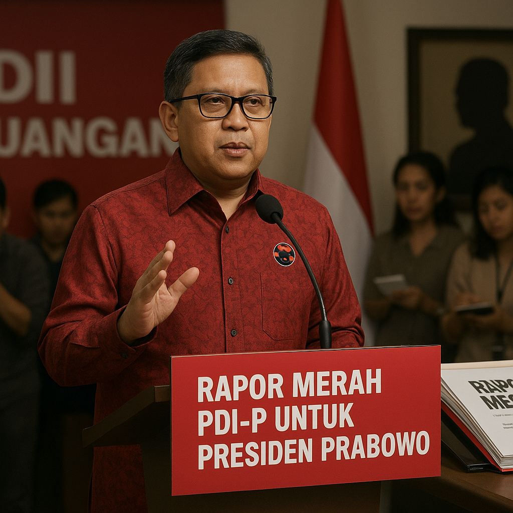 Berita Terkini: Proses Rapor Merah PDI-P untuk Presiden Prabowo Dimulai, Hasto: Ini Tanpa Kebencian