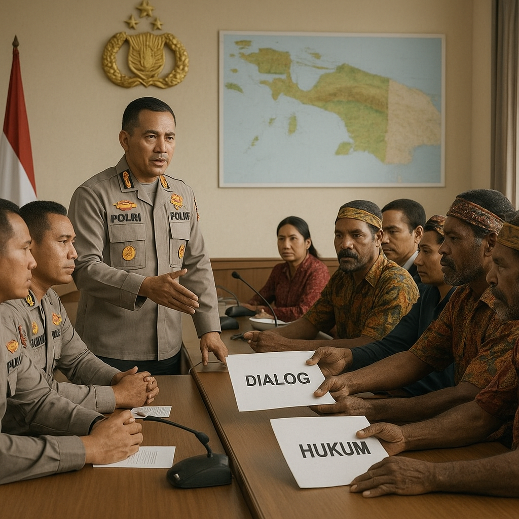 Polri Tegaskan Penanganan Kerusuhan di Papua Dilakukan dengan Pendekatan Hukum dan Dialog