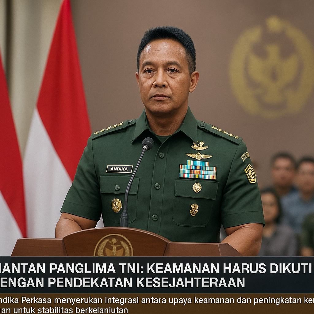 Mantan Panglima TNI: Keamanan Harus Diikuti dengan Pendekatan Kesejahteraan