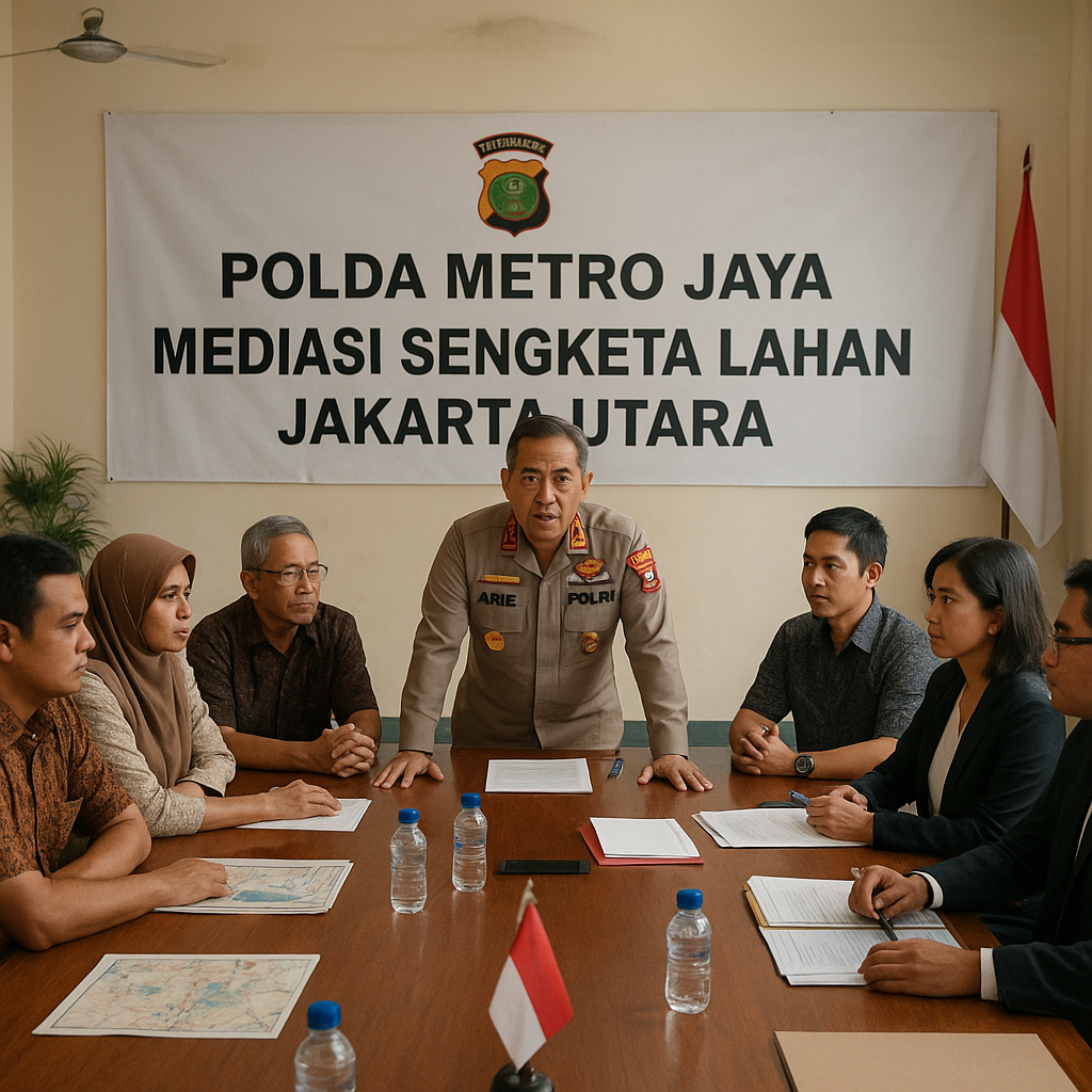 Polda Metro Jaya Gelar Mediasi Antarwarga Sengketa Lahan di Jakut