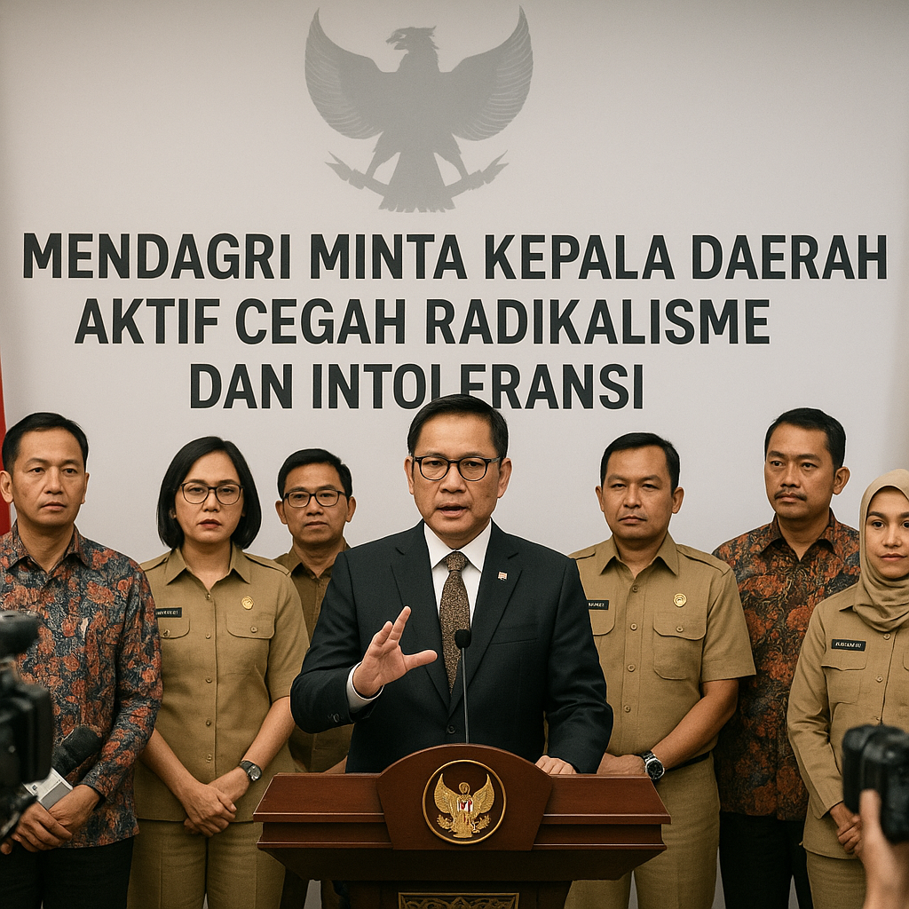 Mendagri Minta Kepala Daerah Aktif Cegah Radikalisme dan Intoleransi