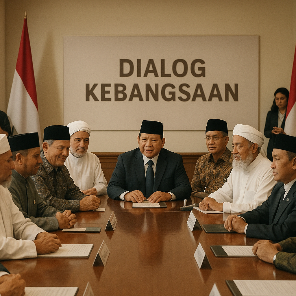 16 Ormas Islam Bertemu Prabowo Bahas Masalah Nasional, Sepakat Ajak Masyarakat Tenang