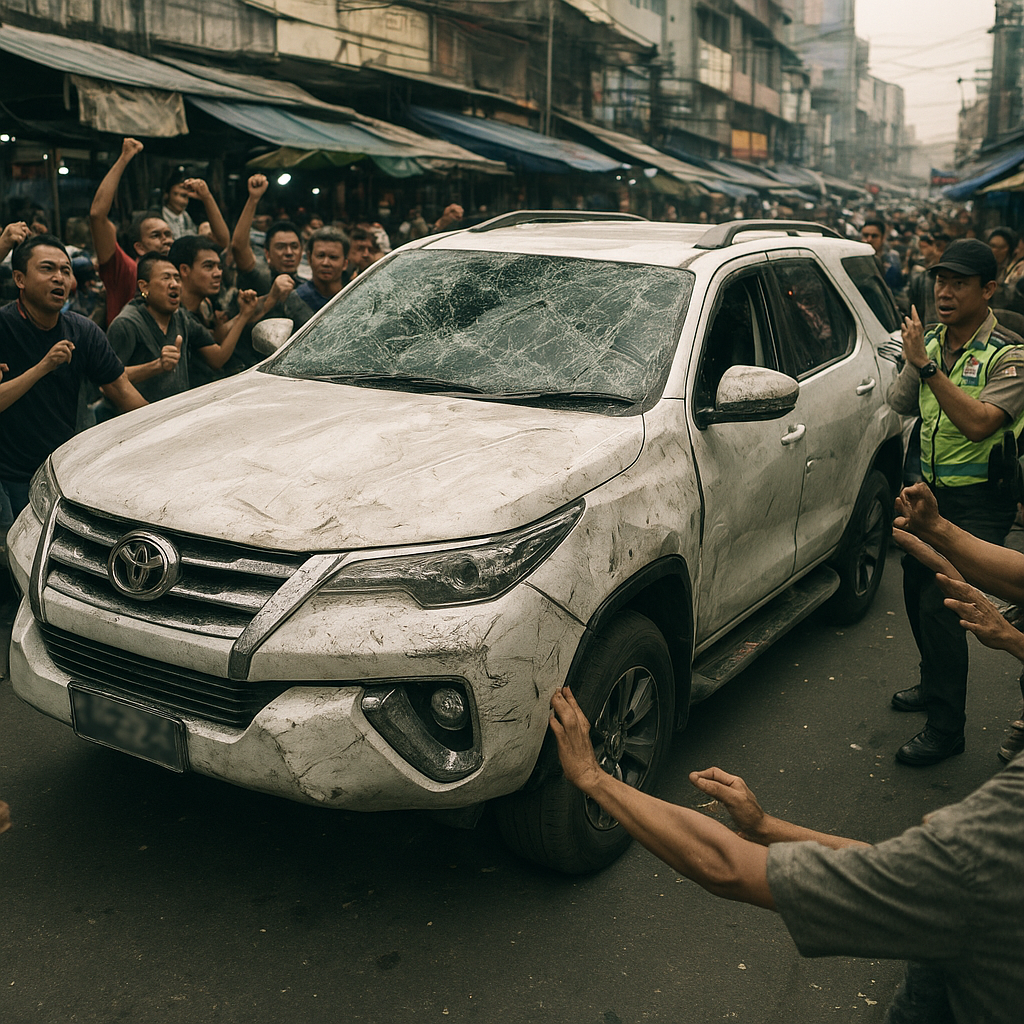 Awal Mula Fortuner Diamuk Massa di Tanah Abang: Pelajaran Mengelola Amarah di Jalan Raya