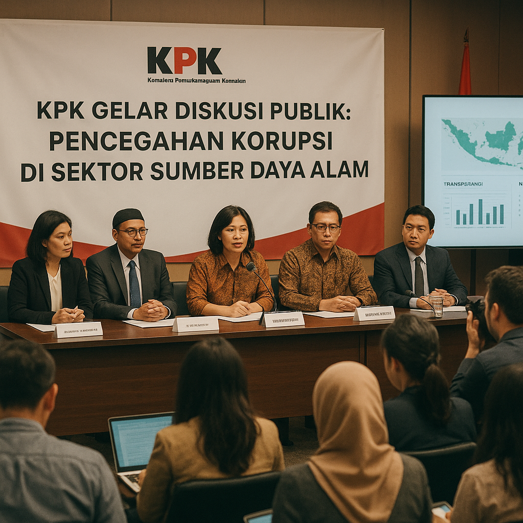 KPK Gelar Diskusi Publik Bahas Pencegahan Korupsi di Sektor Sumber Daya Alam