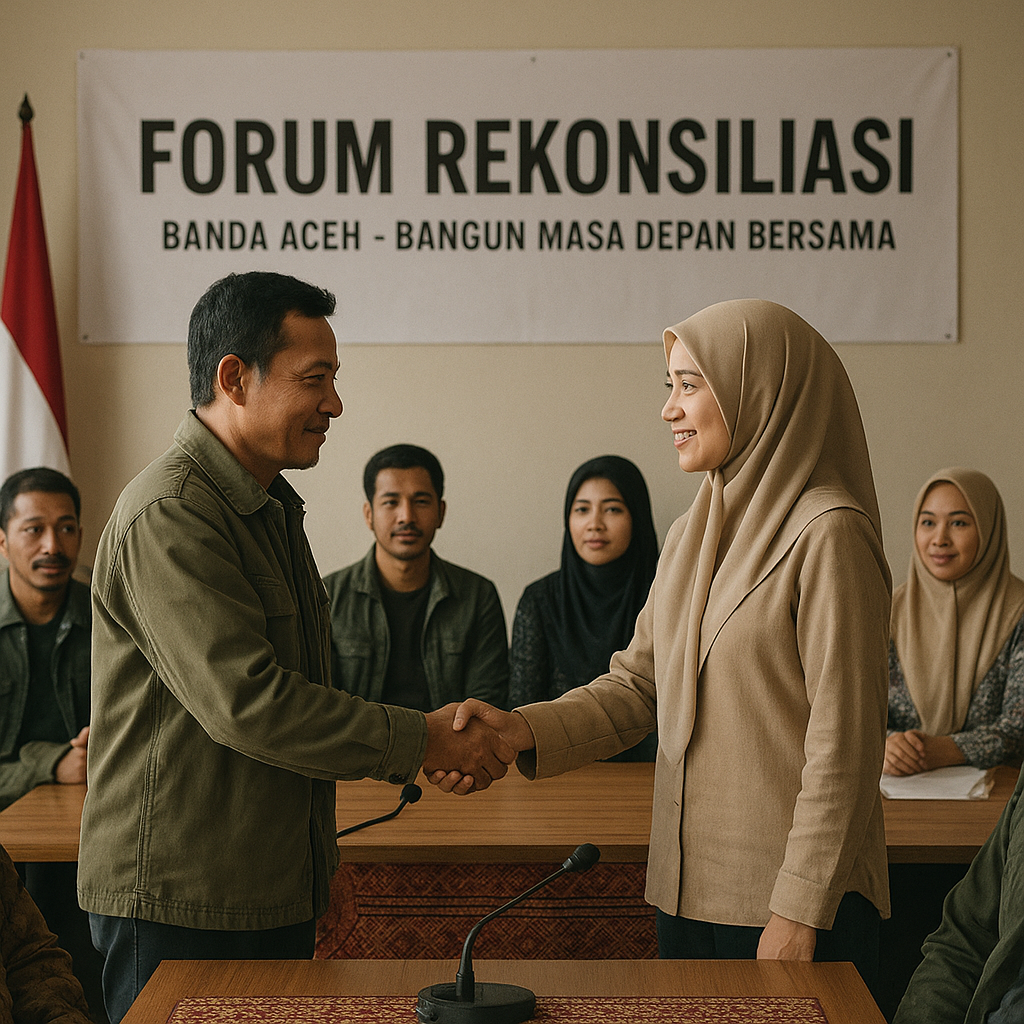 Forum Rekonsiliasi Digelar di Aceh, Mantan Konflik Diajak Bangun Masa Depan Bersama