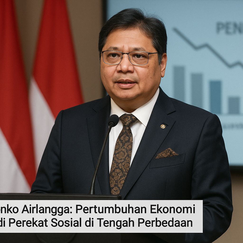 Menko Airlangga: Pertumbuhan Ekonomi Jadi Perekat Sosial di Tengah Perbedaan
