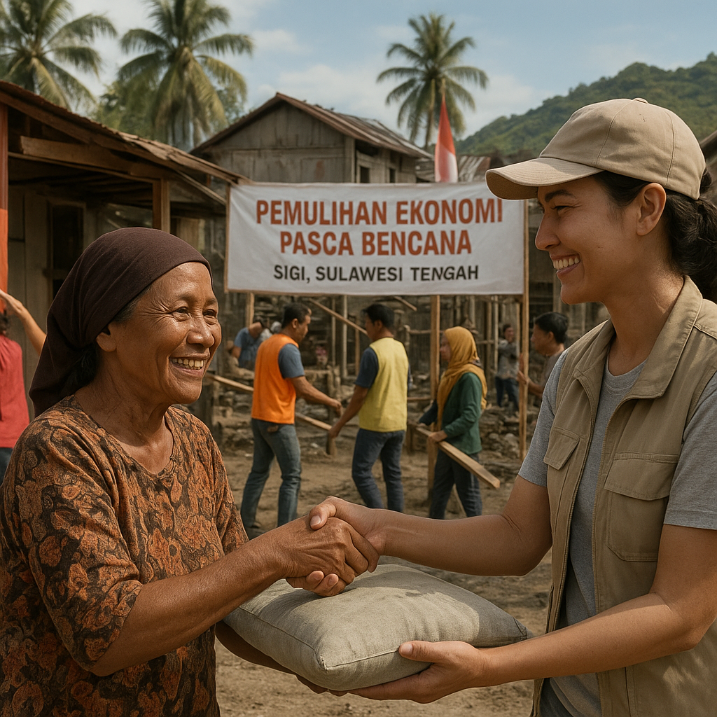 Pemulihan Ekonomi Pasca Bencana di Sulawesi Tengah Jadi Contoh Solidaritas Nasional