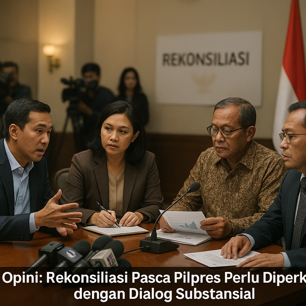 Opini: Rekonsiliasi Pasca Pilpres Perlu Diperkuat dengan Dialog Substansial