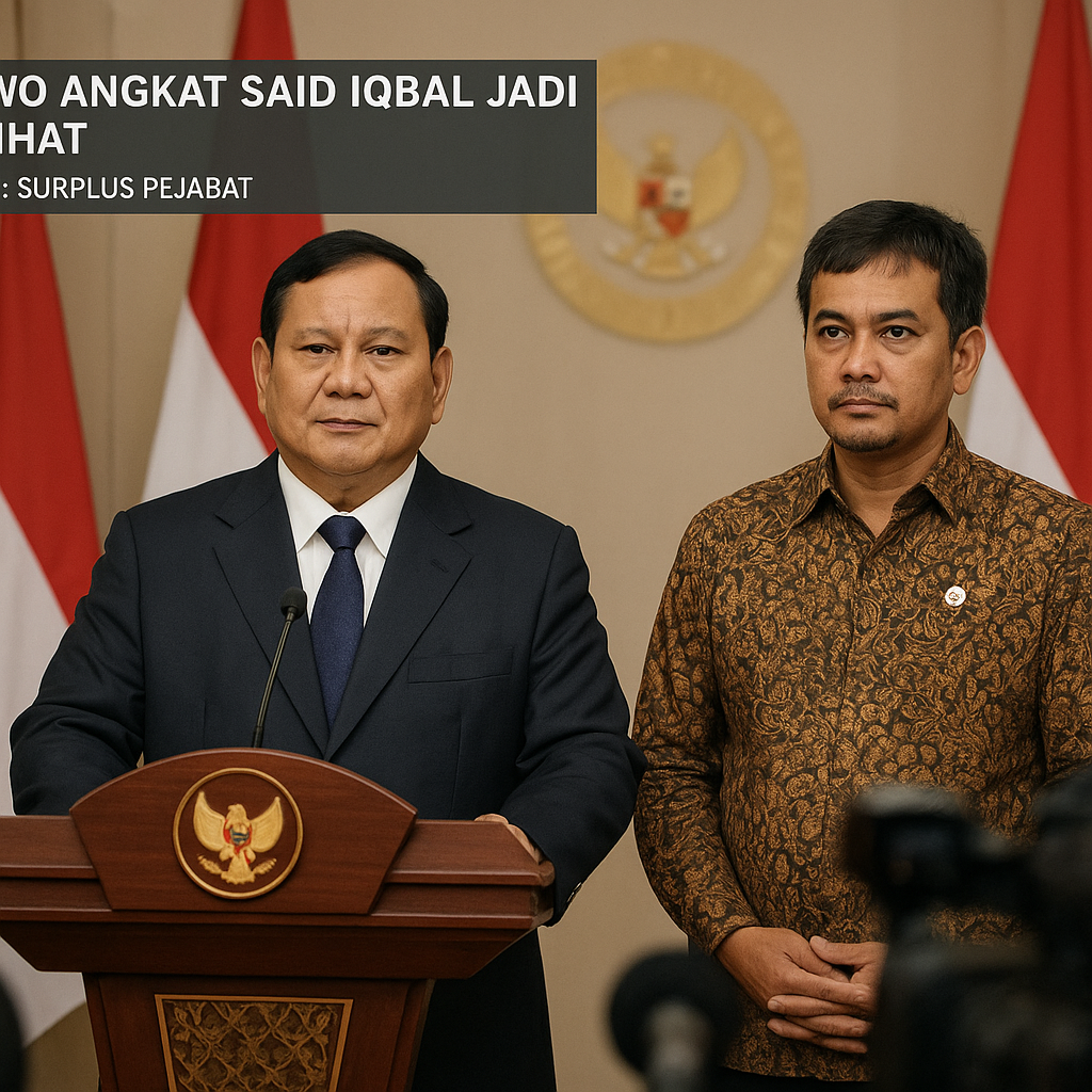 Prabowo Angkat Said Iqbal Jadi Penasihat, Sarbumusi: Surplus Pejabat