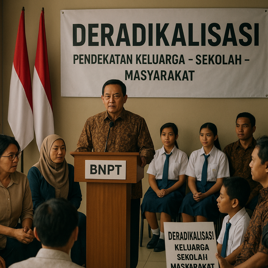 Kepala BNPT: Deradikalisasi Butuh Pendekatan Komprehensif dari Keluarga hingga Sekolah