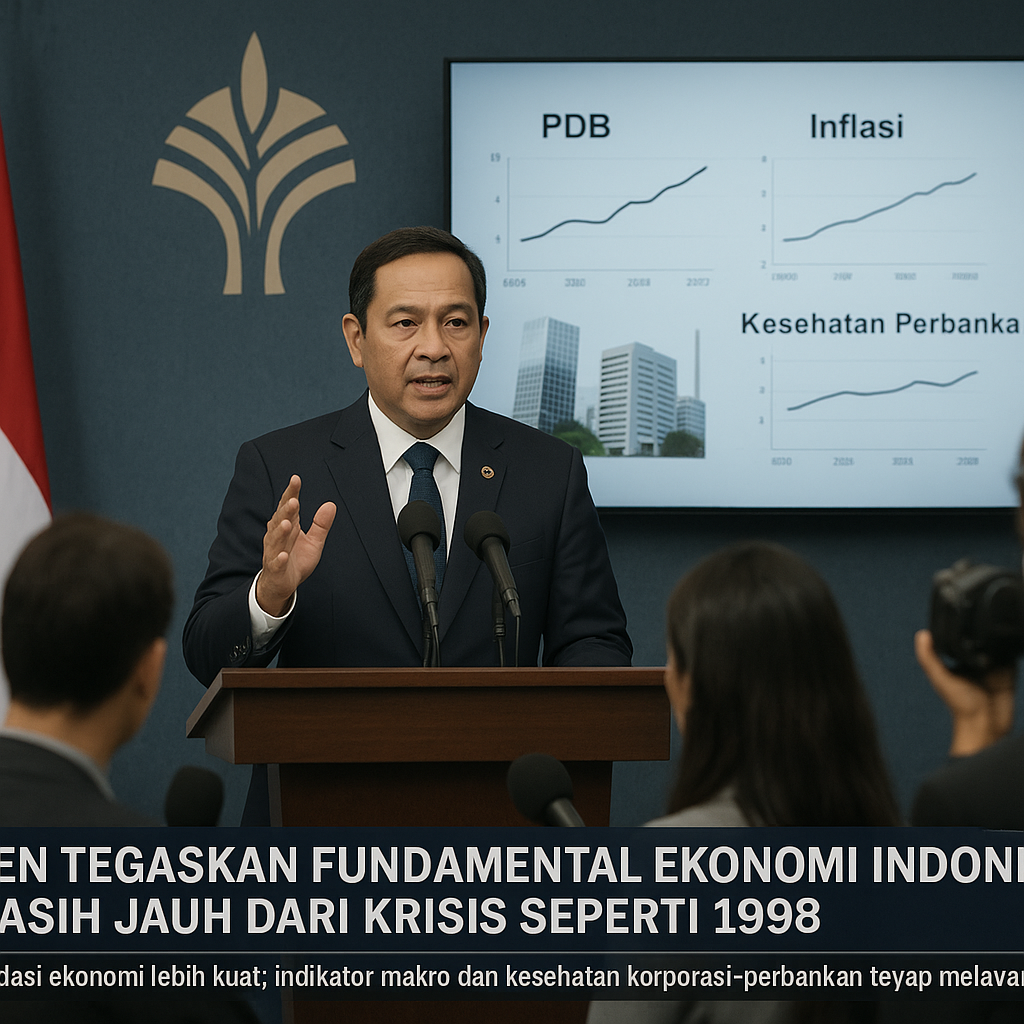 DEN Tegaskan Fundamental Ekonomi Indonesia Masih Jauh dari Krisis Seperti 1998