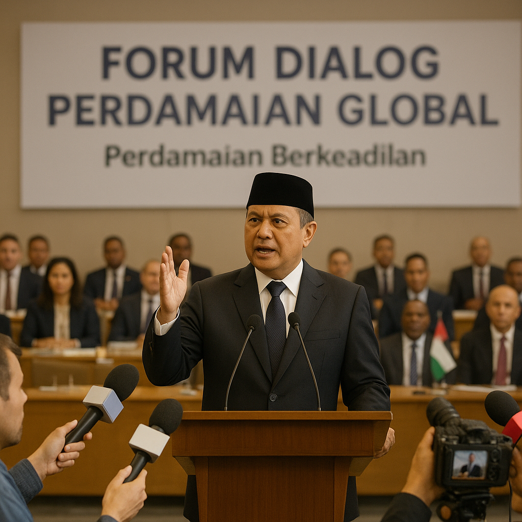 Buka Forum Dialog Perdamaian Global, HNW Ajak Dunia Bangun Perdamaian Berkeadilan