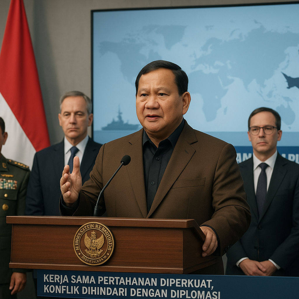 Menhan Prabowo: Kerja Sama Pertahanan Diperkuat, Konflik Dihindari dengan Diplomasi