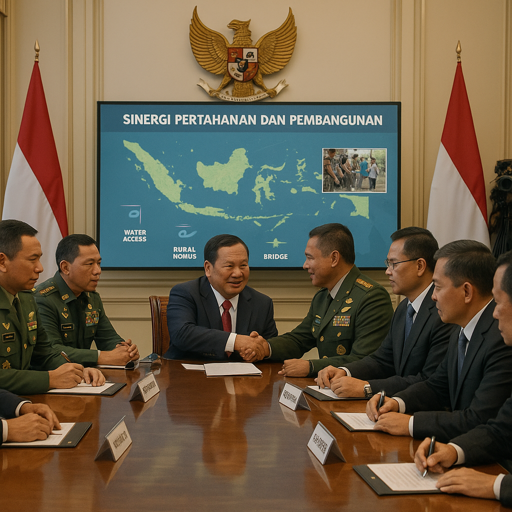 Seskab Spill Pertemuan Presiden Prabowo dengan Pimpinan TNI: Sinergikan Pertahanan, Geber Pembangunan Pelosok!