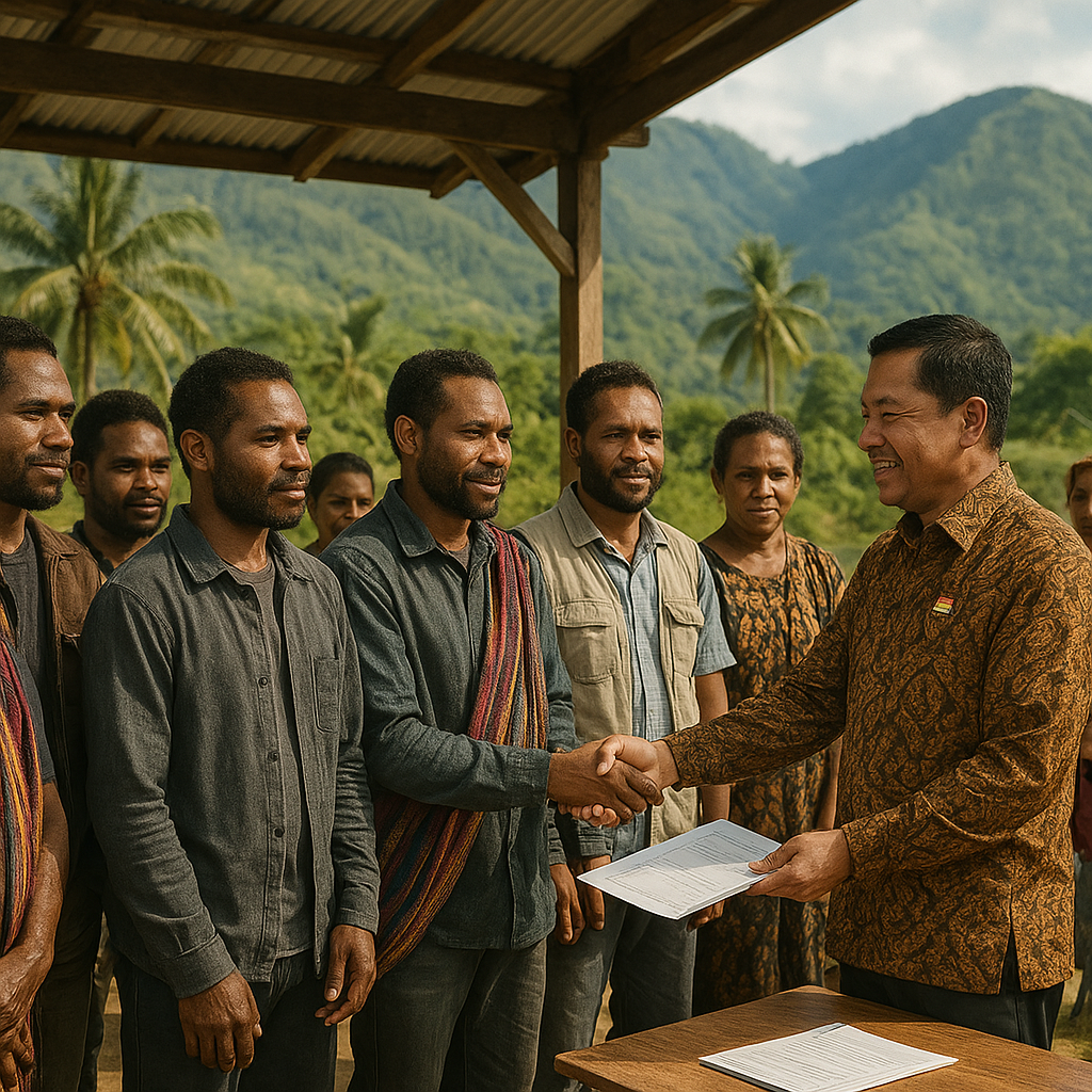 Lanjutan Momentum Damai di Papua: 8 Mantan Anggota OPM Resmi Ikut Program Reintegrasi