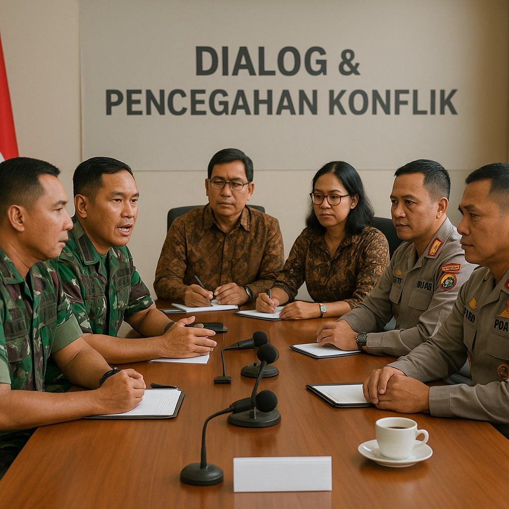Pendekatan Baru TNI-Polri: Prioritaskan Dialog dan Pencegahan Konflik