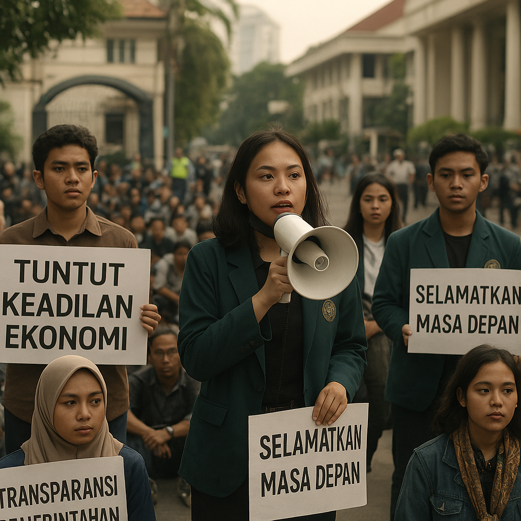 Demo mahasiswa: Apa yang dituntut mahasiswa dalam demo #MenujuIndonesiaBangkrut - BBC News Indonesia
