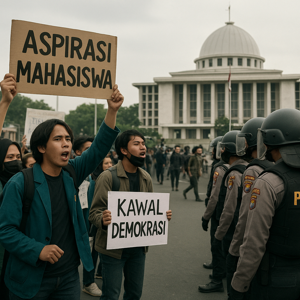 Waspada Provokator Demo Mahasiswa, Stabilitas Nasional harus Terjaga Kondusif - Minews ID