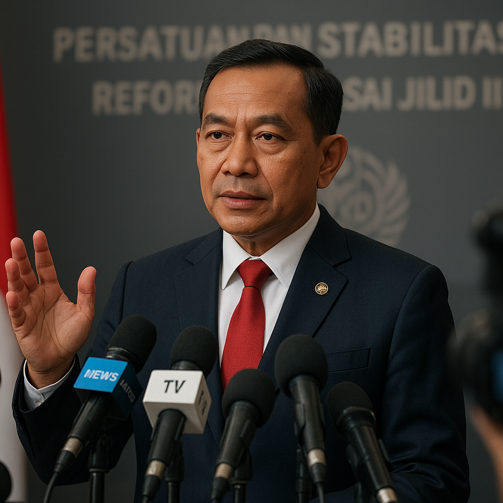 Kepala BIN Herindra Serukan Persatuan dan Stabilitas Nasional Tanggapi Isu Reformasi Jilid II