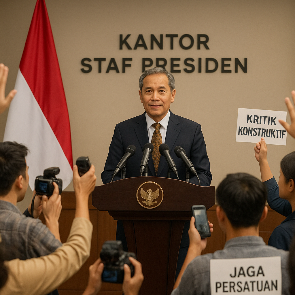 KSP Dudung: Pemerintah Buka Ruang Masyarakat Sampaikan Kritik
