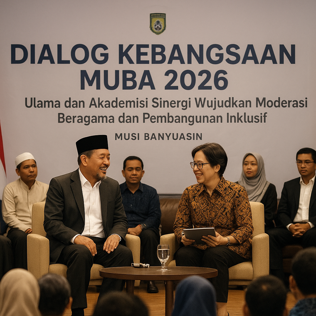 Dialog Kebangsaan Muba 2026: Ulama dan Akademisi Sinergi Wujudkan Moderasi Beragama dan Pembangunan Inklusif