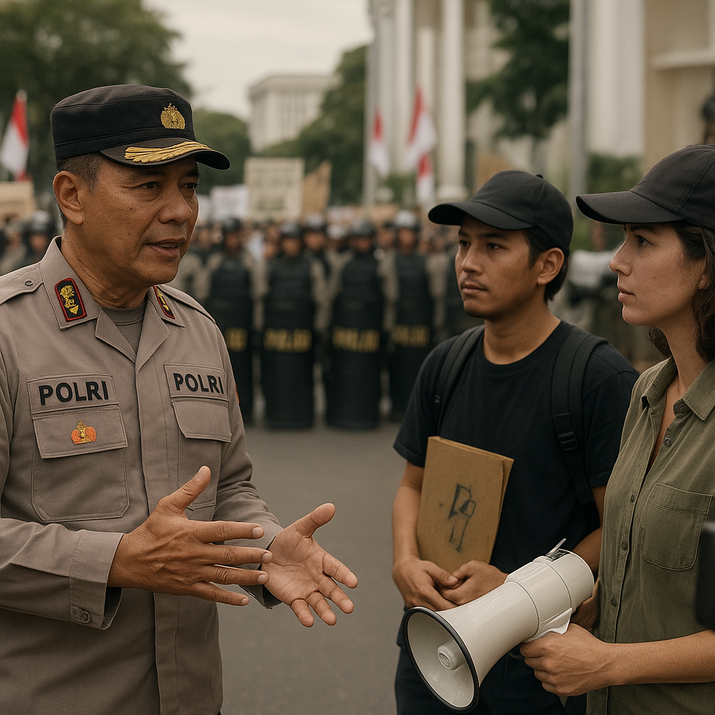 Kapolri Ingatkan Jajaran: Profesional dalam Pengamanan Demo, Utamakan Persuasi dan Hukum
