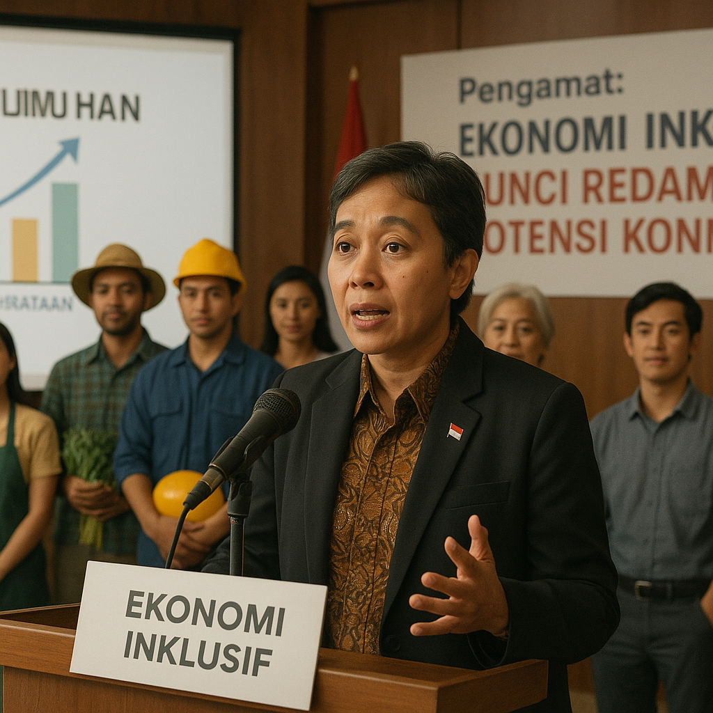 Pengamat: Ekonomi Inklusif Kunci Redam Potensi Konflik Sosial