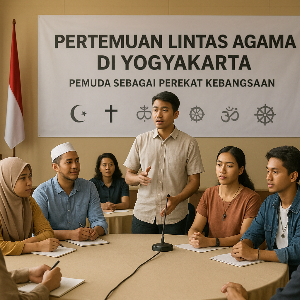 Pertemuan Lintas Agama di Yogyakarta Bahas Peran Pemuda dalam Merawat Kerukunan