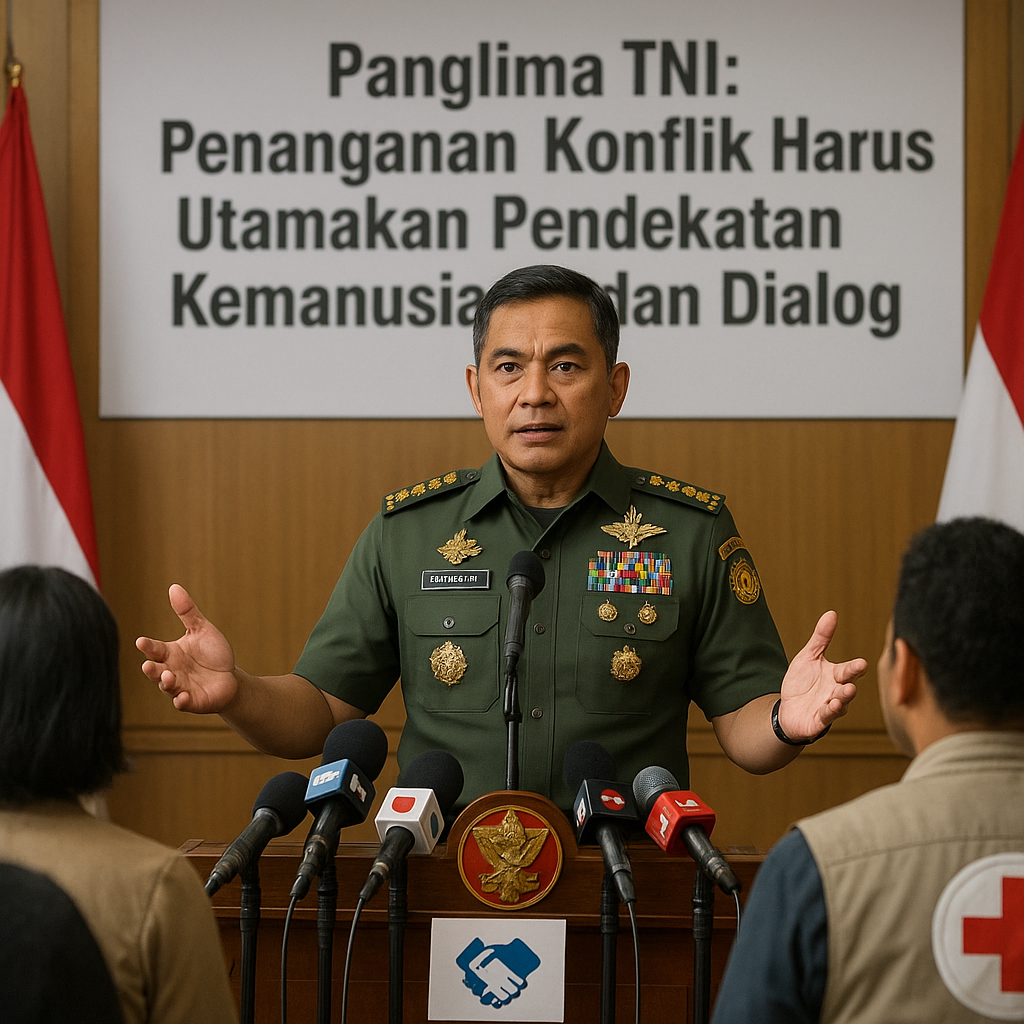 Panglima TNI: Penanganan Konflik Harus Utamakan Pendekatan Kemanusiaan dan Dialog