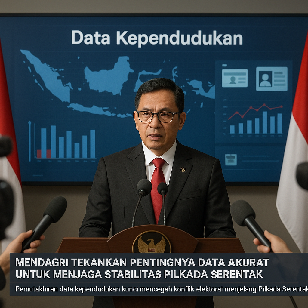 Mendagri Tekankan Pentingnya Data Akurat untuk Menjaga Stabilitas Pilkada Serentak