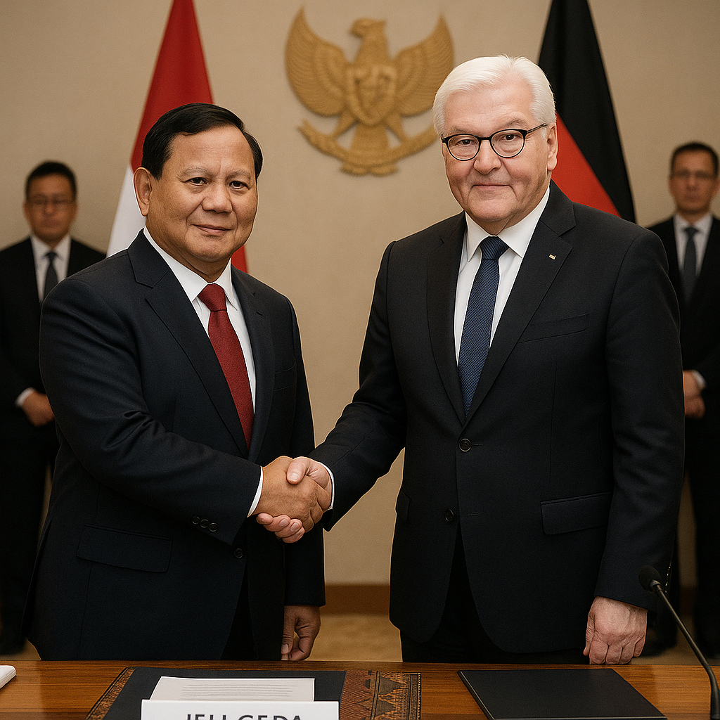 Prabowo dan Presiden Jerman Sepakat Perkuat Investasi, Dorong Penyelesaian IEU-CEPA