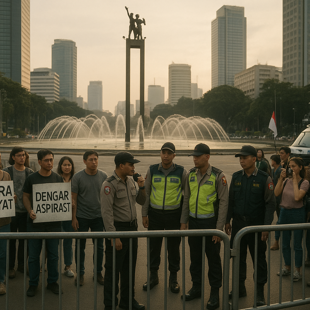 Demokrasi yang Kian Sempit: Ketika Suara Publik Berhadapan dengan Tembok Pengamanan