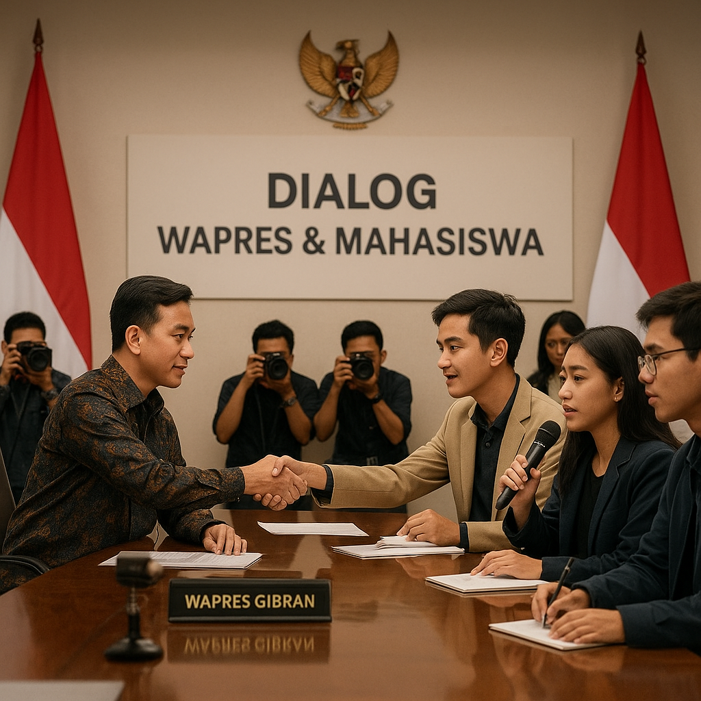 Gibran Janji Benahi Kekurangan Usai Temui Mahasiswa