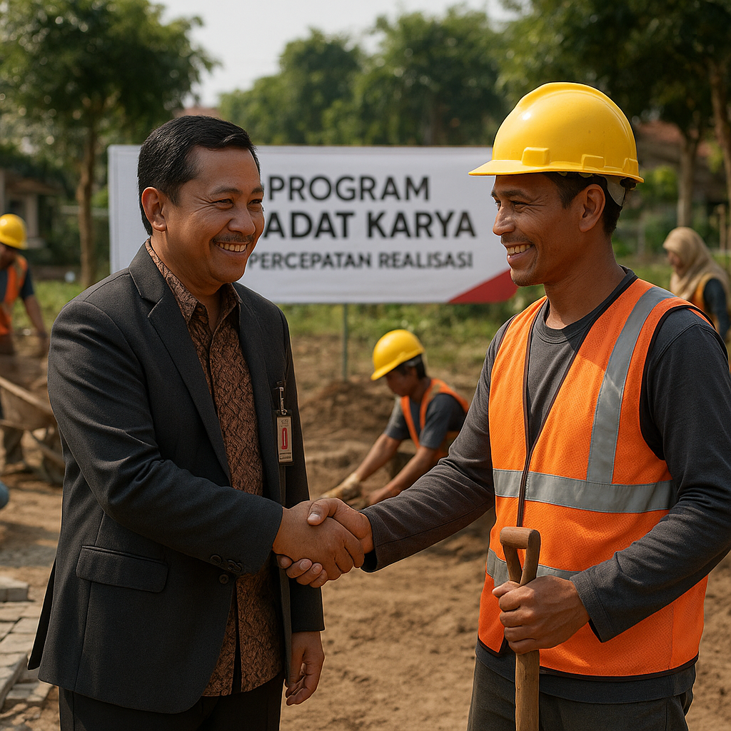 Pemerintah Pacu Realisasi Program Padat Karya untuk Tekan Pengangguran