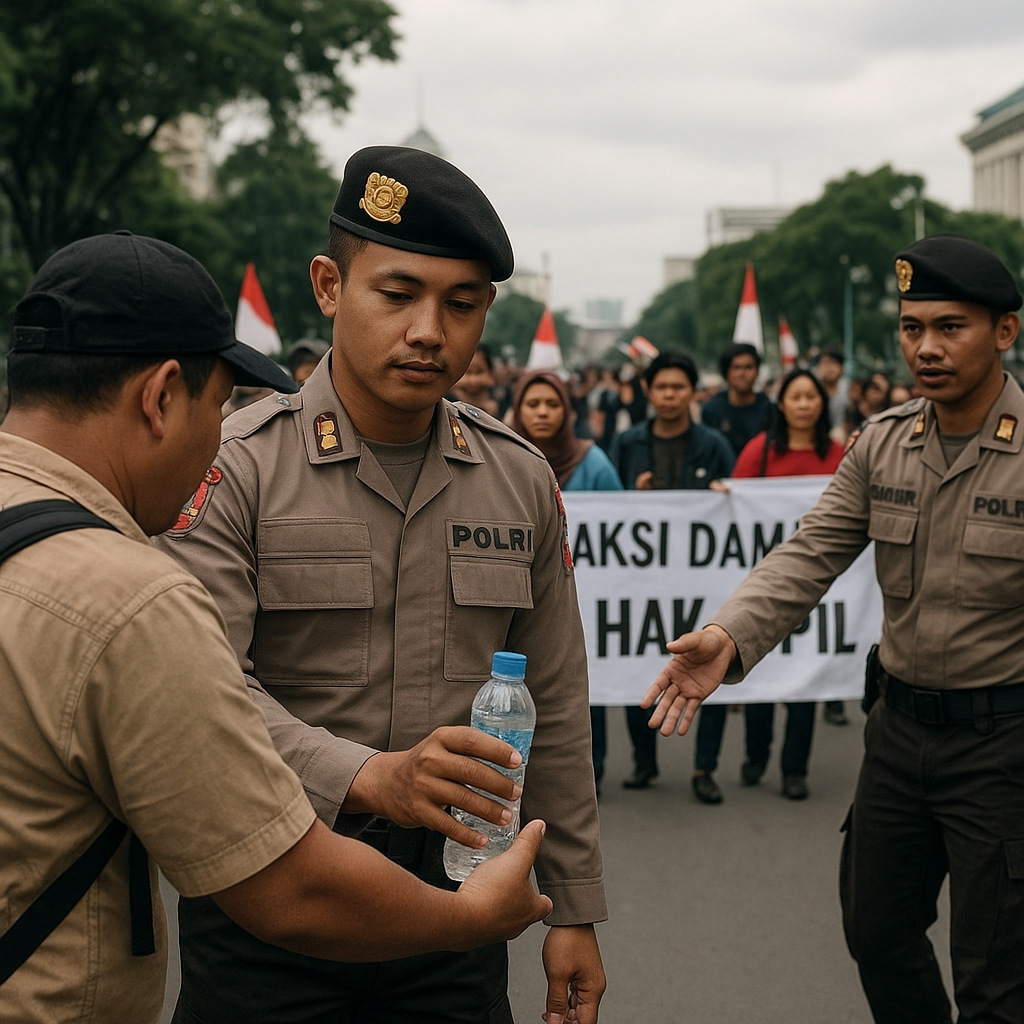 Pengamat Nilai Polri Makin Humanis Tangani Aksi Demonstrasi Massa
