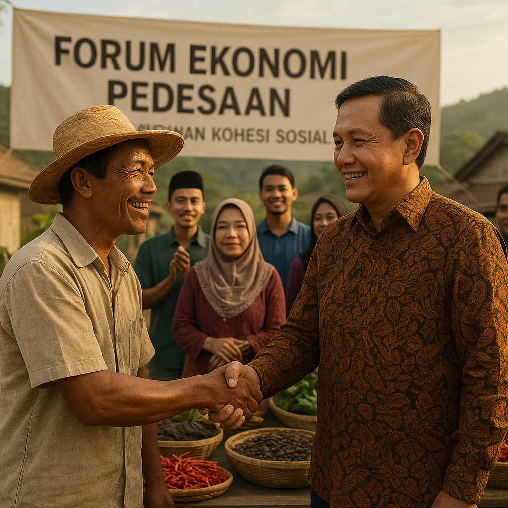 Forum Ekonomi Pedesaan Diharapkan Jadi Perekat Sosial di Daerah Rawan Konflik