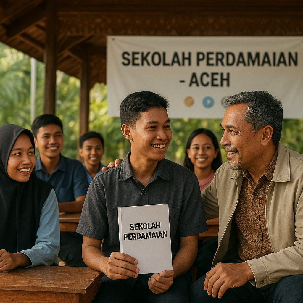 Mantan Kombatan Aceh Kini Jadi Pelopor Sekolah Perdamaian untuk Generasi Muda