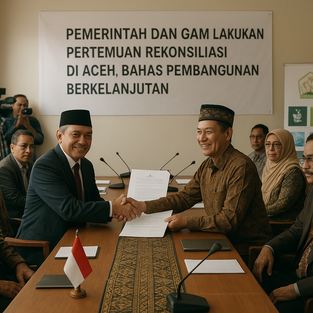 Pemerintah dan GAM Lakukan Pertemuan Rekonsiliasi di Aceh, Bahas Pembangunan Berkelanjutan