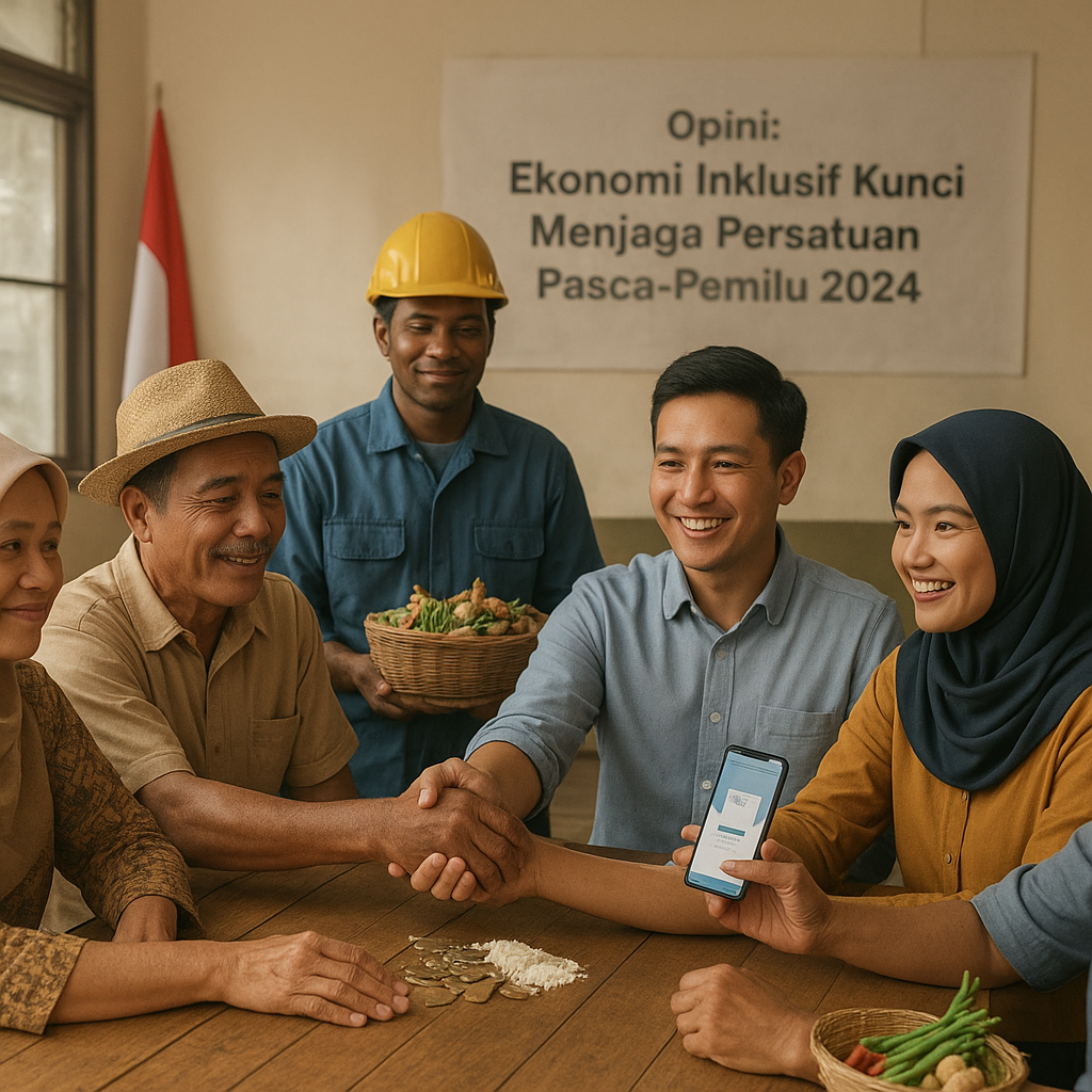 Opini: Ekonomi Inklusif Kunci Menjaga Persatuan Pasca-Pemilu 2024
