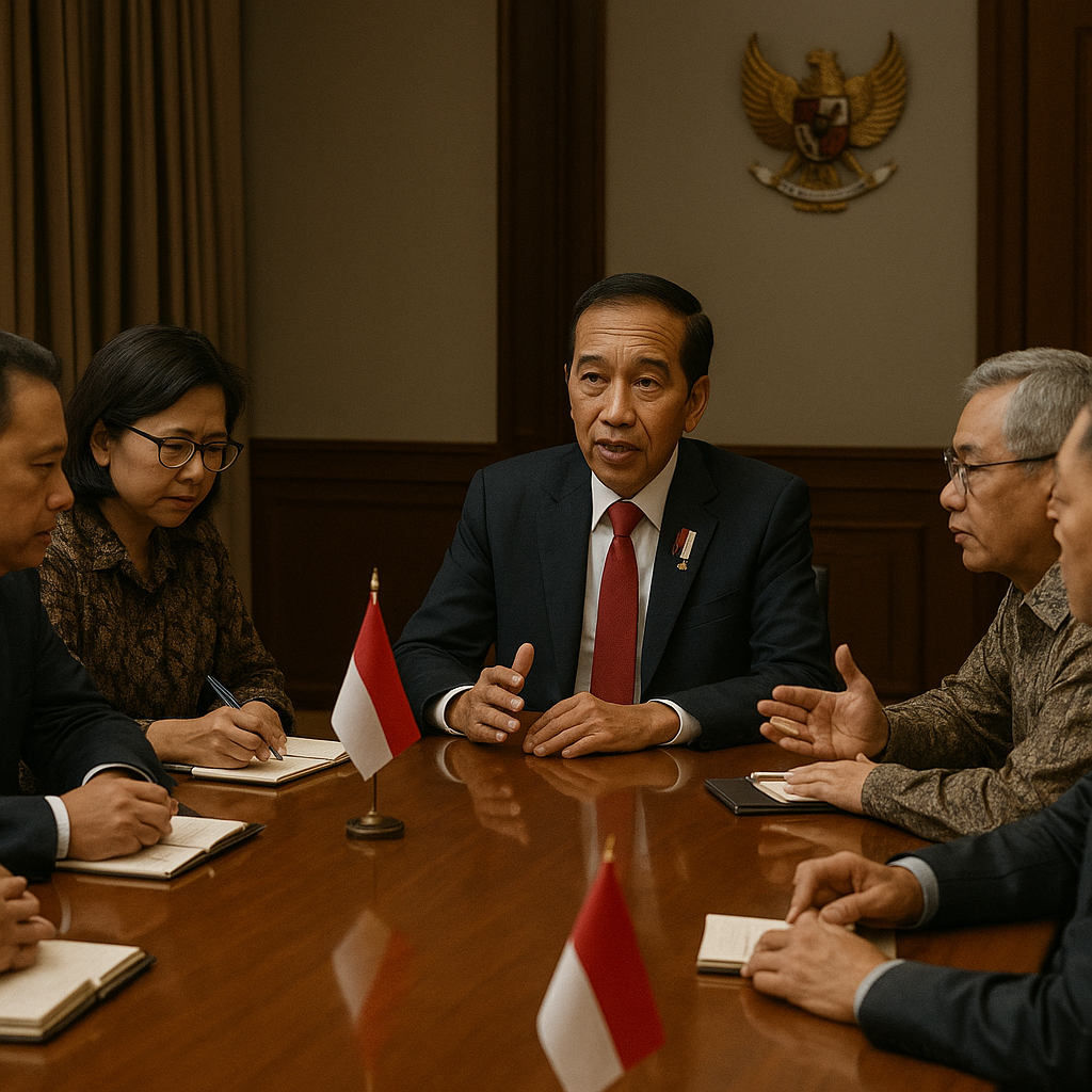 Jokowi Gelar Pertemuan Tertutup, Bahas Strategi Peningkatan Stabilitas Nasional Pascapemilu