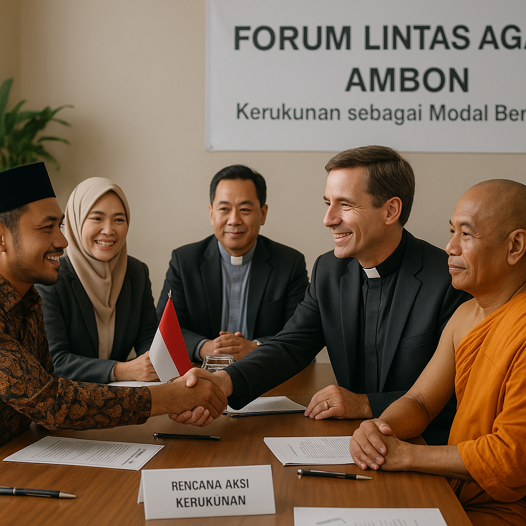 Tokoh Lintas Agama di Ambon Bahas Kerukunan dalam Forum Rutin