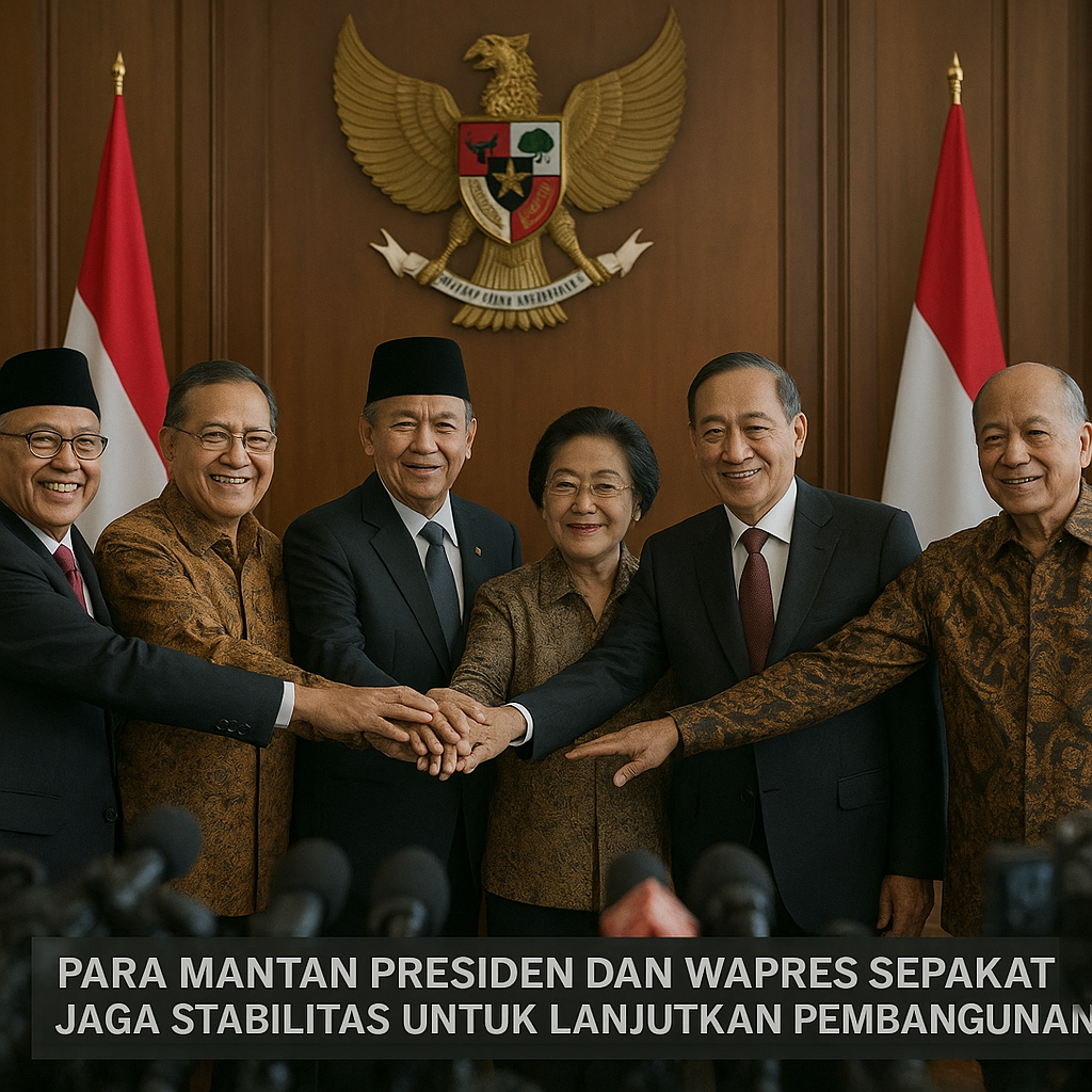 Para Mantan Presiden dan Wapres Sepakat Jaga Stabilitas untuk Lanjutkan Pembangunan