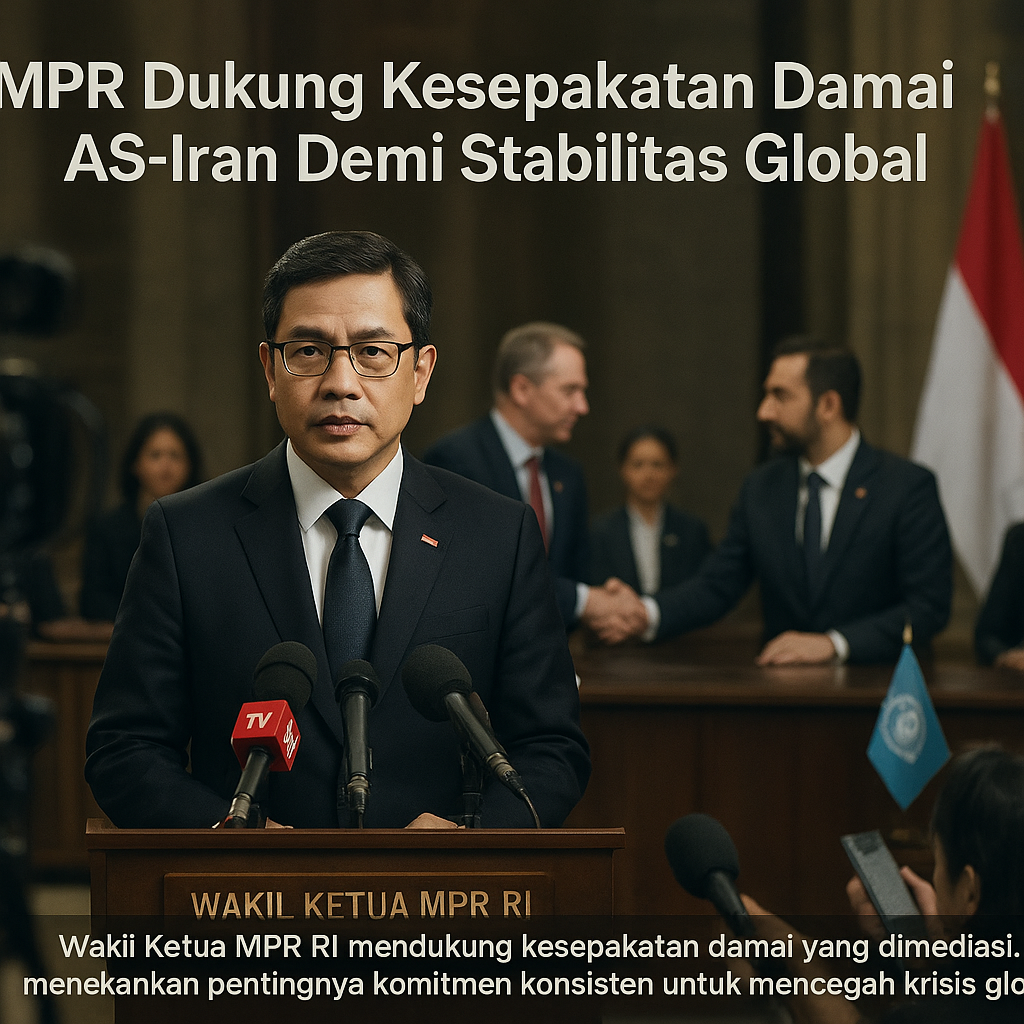 MPR Dukung Kesepakatan Damai AS-Iran Demi Stabilitas Global