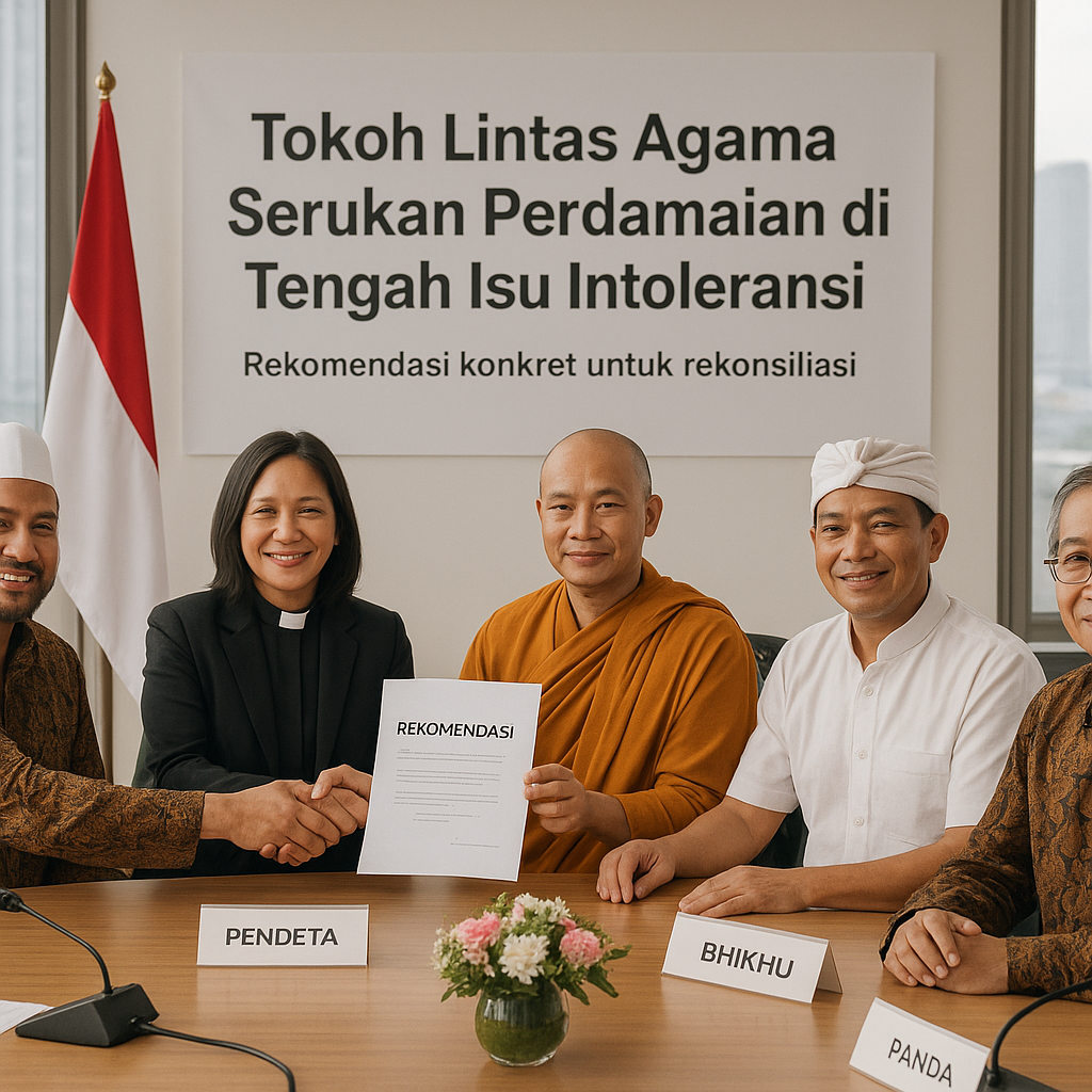 Tokoh Lintas Agama Serukan Perdamaian di Tengah Isu Intoleransi