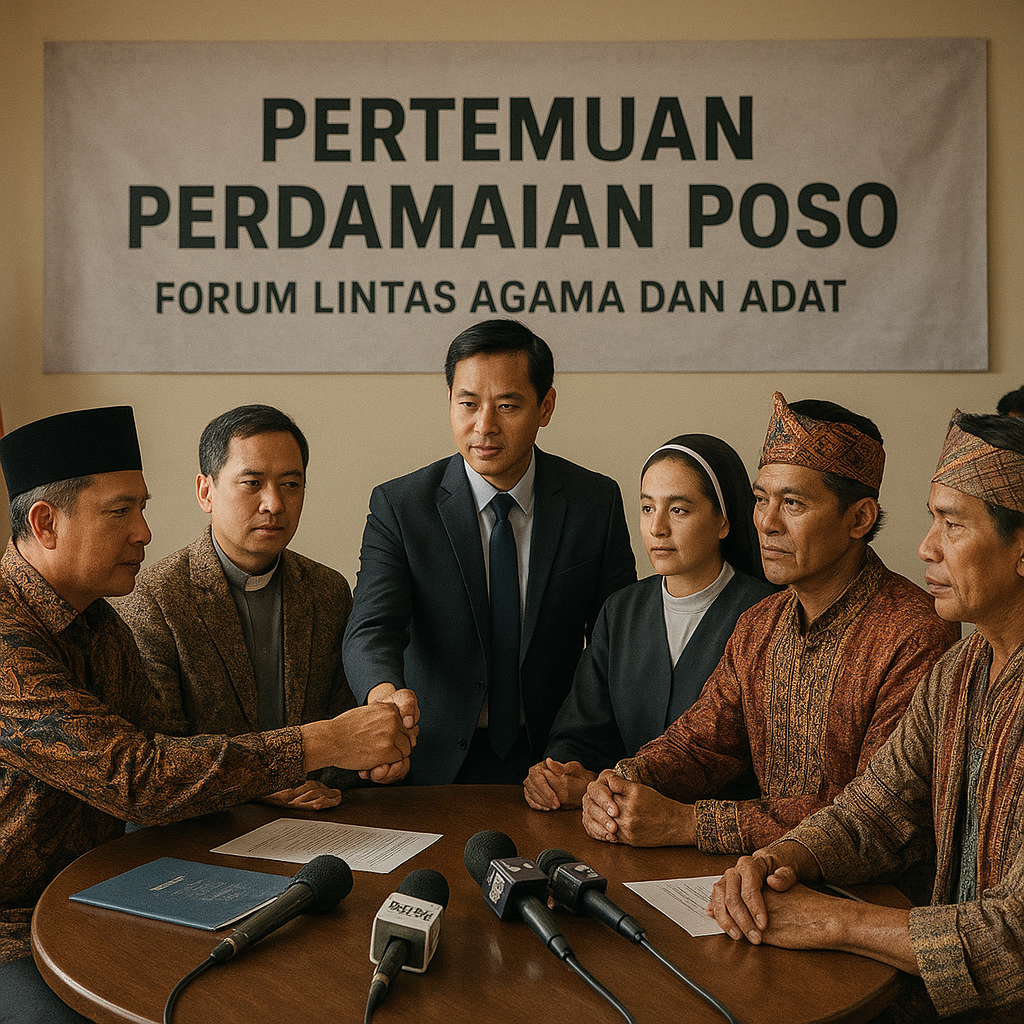 Pemerintah Fasilitasi Pertemuan Perdamaian di Poso, Tokoh Lintas Agama Serukan Dialog