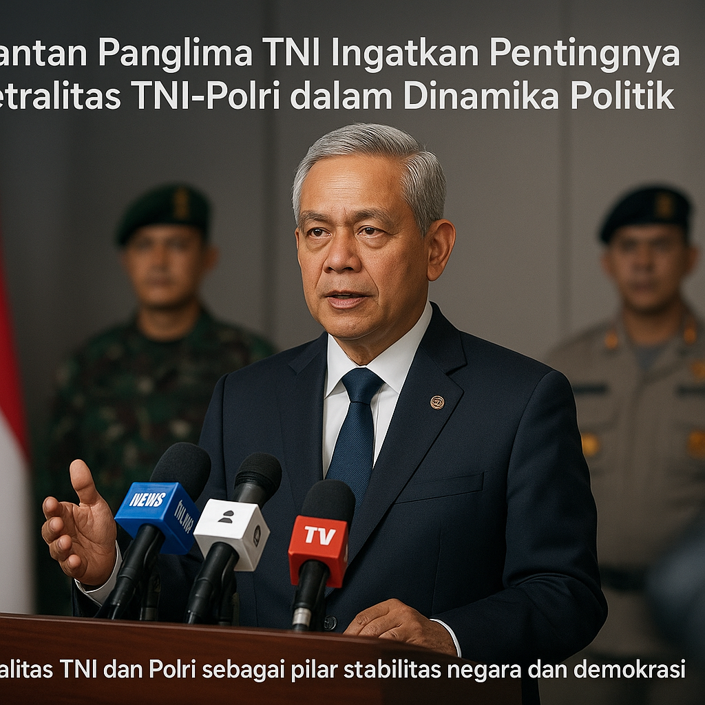 Mantan Panglima TNI Ingatkan Pentingnya Netralitas TNI-Polri dalam Dinamika Politik