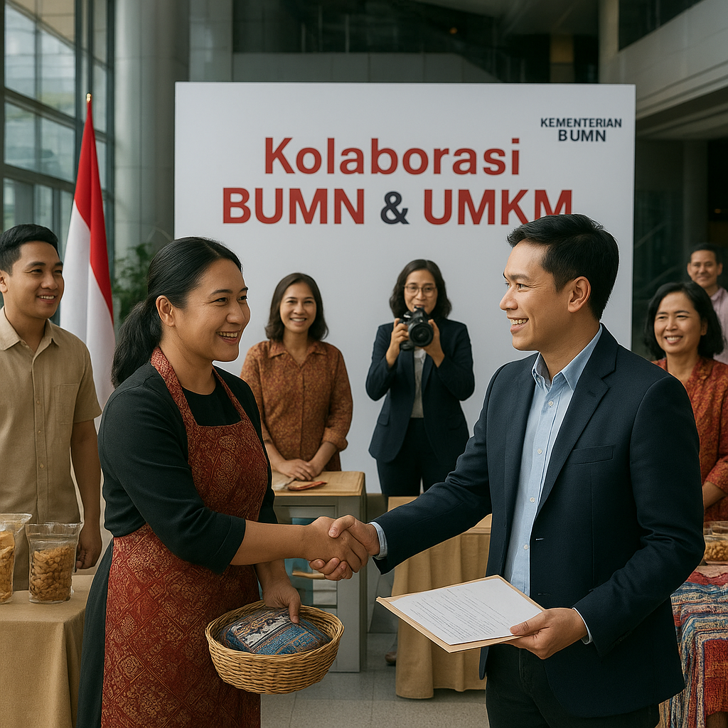 Pelaku UMKM Diajak Kolaborasi dengan BUMN untuk Perkuat Perekonomian Nasional