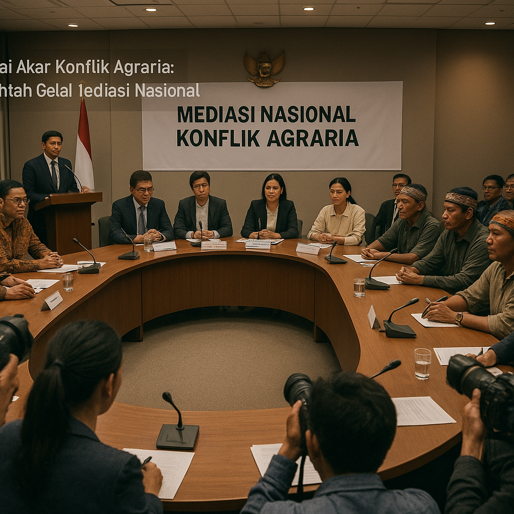 Mengurai Akar Konflik Agraria: Pemerintah Gelar Mediasi Nasional